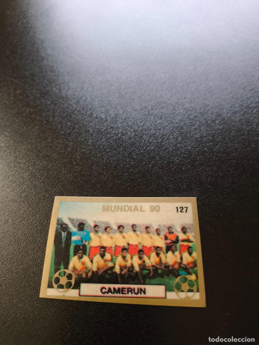 Cromos de F&uacute;tbol: 127 EQUIPO TEAM CAMERUN CAMEROUN REYAUCA WORLD CUP MUNDIAL ITALIA ITALY 1990 NO PANINI