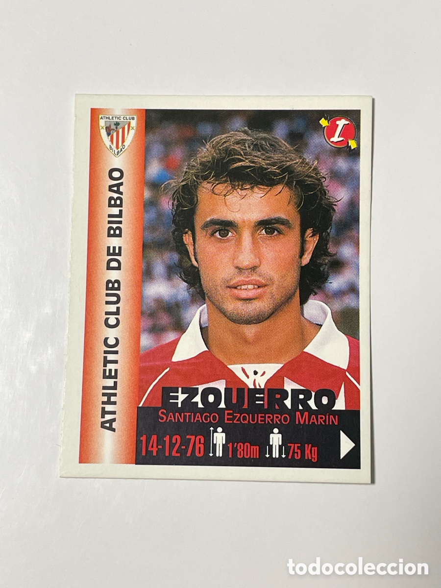 Cromos de F&uacute;tbol: Santi Ezquerro Athletic de Bilbao Panini Equipos de Europa 1999 #29
