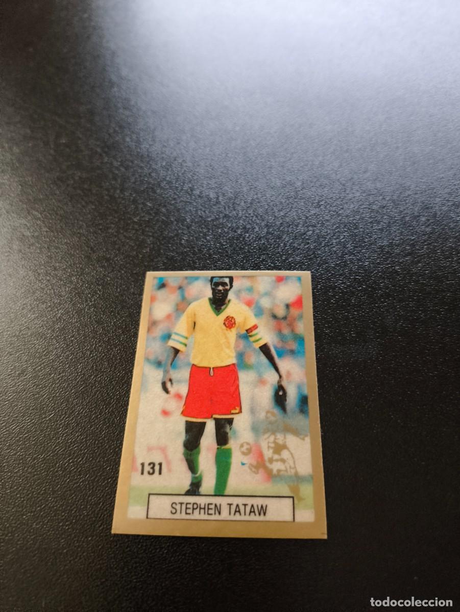 Cromos de F&uacute;tbol: 131 STEPHEN TATAW CAMERUN CAMEROUN REYAUCA WORLD CUP MUNDIAL ITALIA ITALY 1990 NO PANINI
