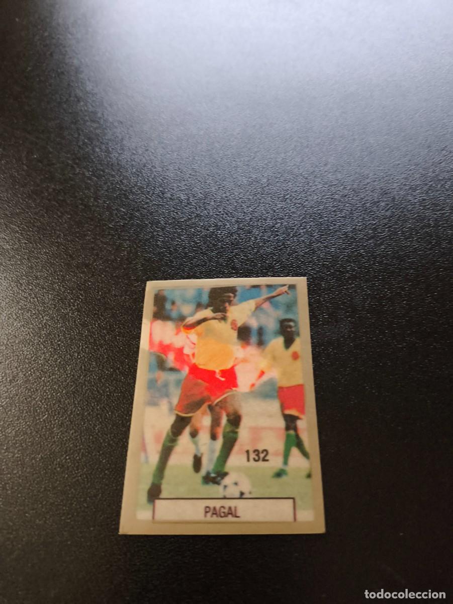 Cromos de F&uacute;tbol: 132 PAGAL CAMERUN CAMEROUN REYAUCA WORLD CUP MUNDIAL ITALIA ITALY 1990 NO PANINI