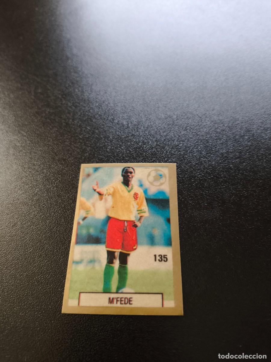 Cromos de F&uacute;tbol: 135 M'FEDE CAMERUN CAMEROUN REYAUCA WORLD CUP MUNDIAL ITALIA ITALY 1990 NO PANINI