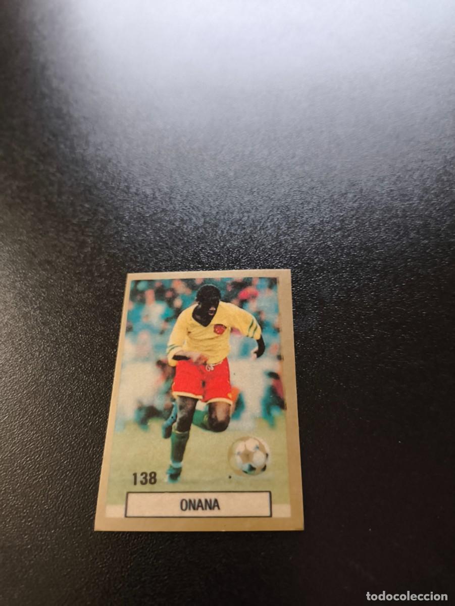 Cromos de F&uacute;tbol: 138 ONANA CAMERUN CAMEROUN REYAUCA WORLD CUP MUNDIAL ITALIA ITALY 1990 NO PANINI