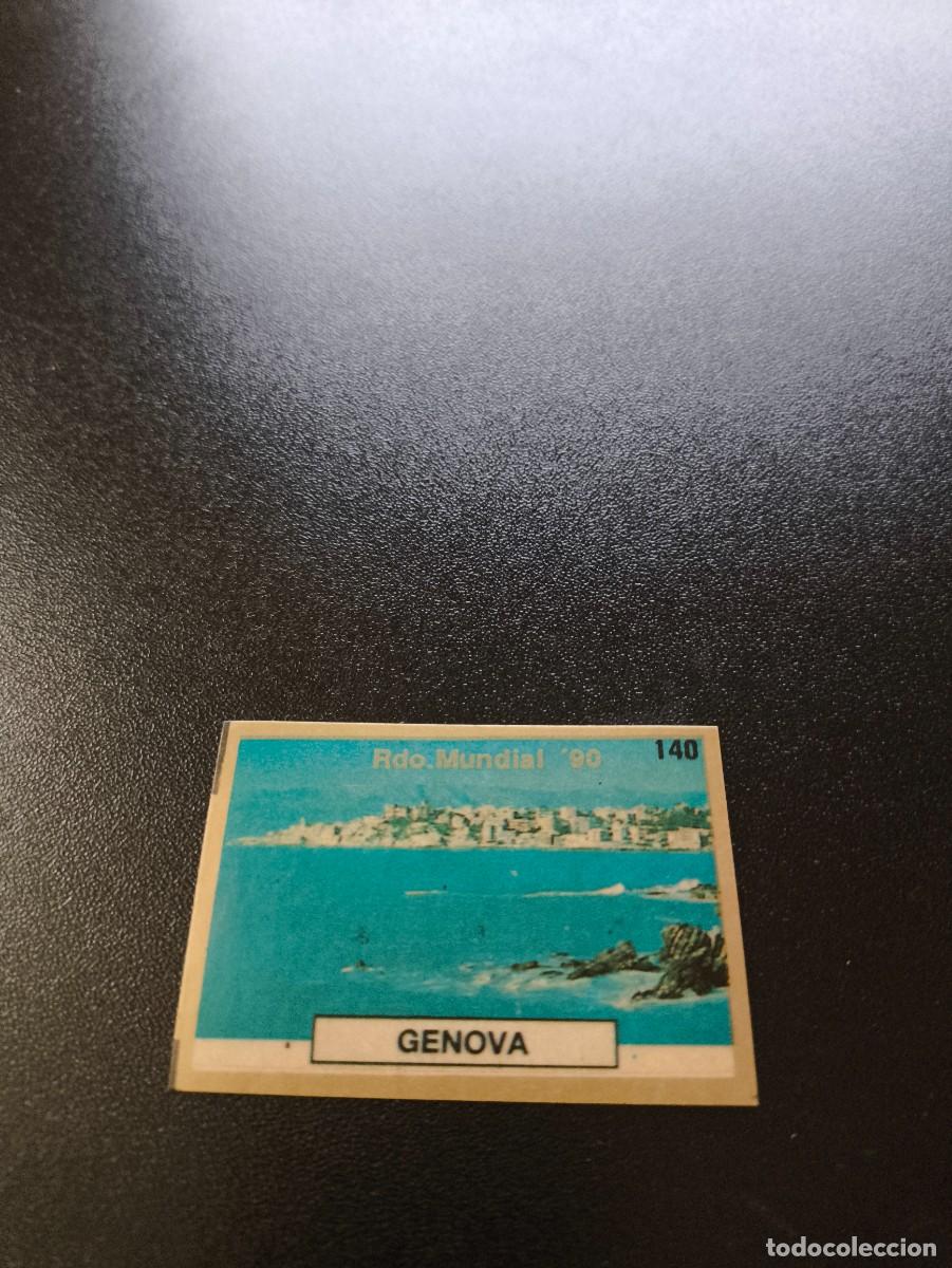 Cromos de F&uacute;tbol: 140 GENOVA REYAUCA WORLD CUP MUNDIAL ITALIA ITALY 1990 NO PANINI