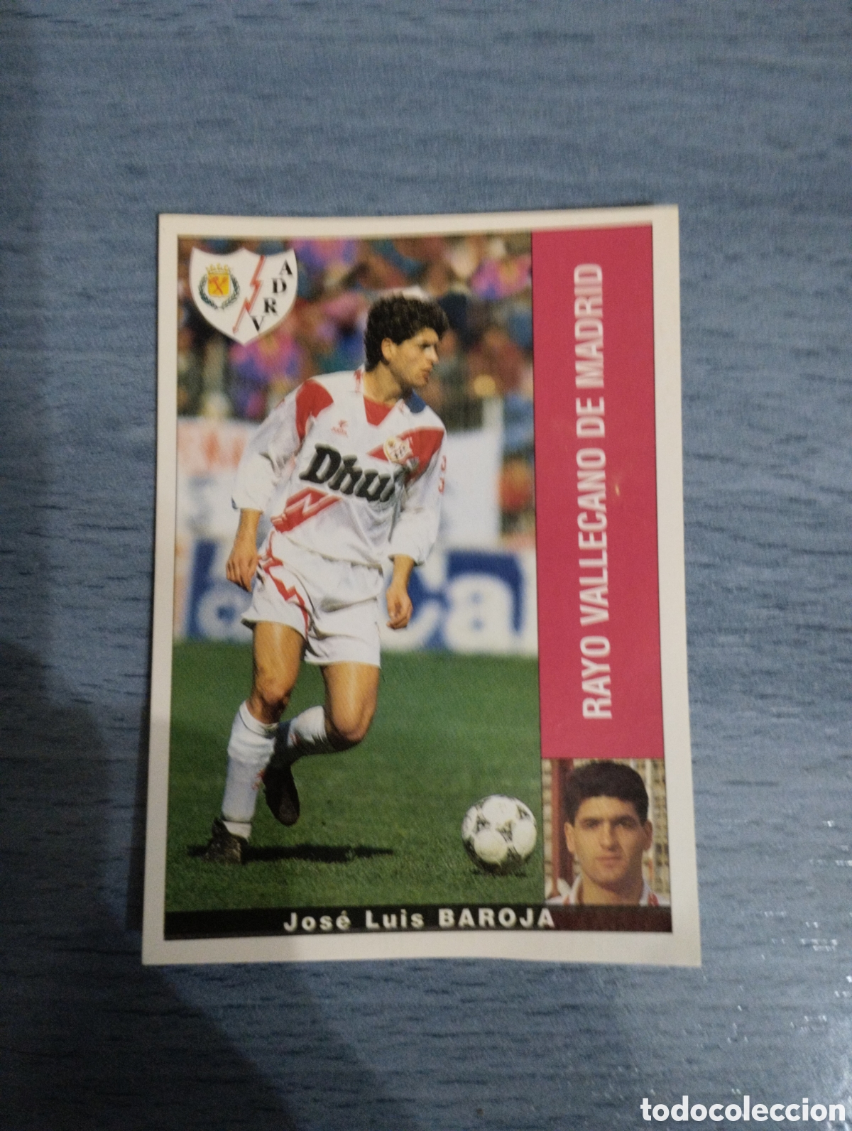 Cromos de F&uacute;tbol: Cromo Panini liga 95 96 Baroja rayo vallecano sin pegar
