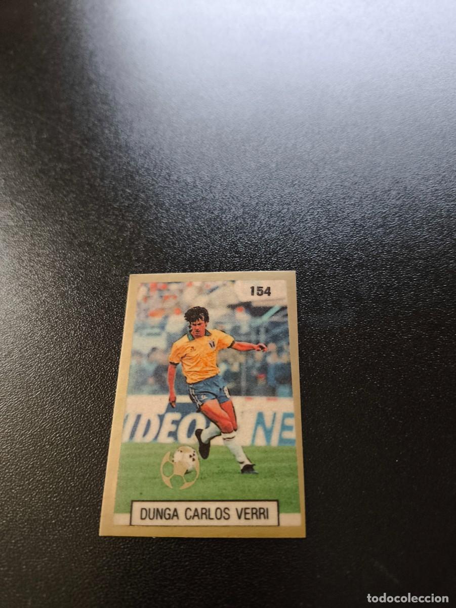 Cromos de F&uacute;tbol: 154 DUNGA BRASIL BRAZIL REYAUCA WORLD CUP MUNDIAL ITALIA ITALY 1990 NO PANINI