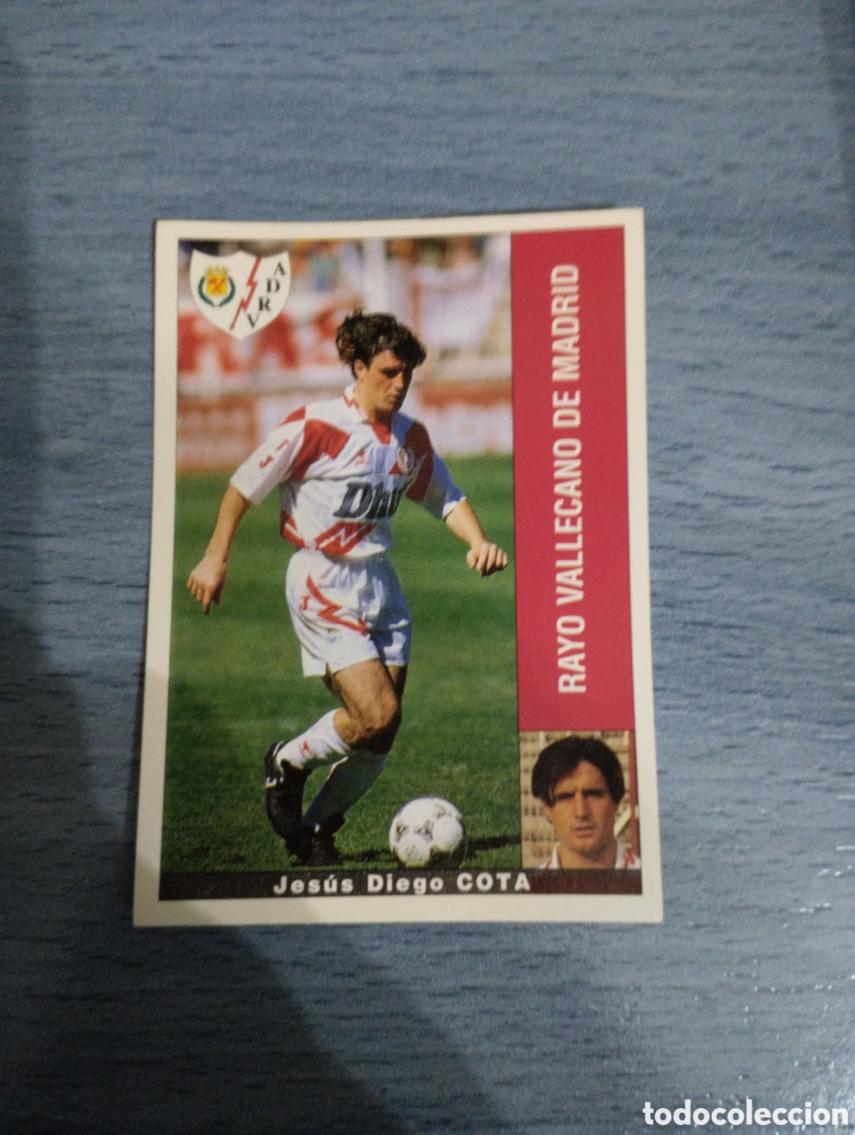 Cromos de F&uacute;tbol: Cromo Panini liga 95 96 cota rayo vallecano sin pegar