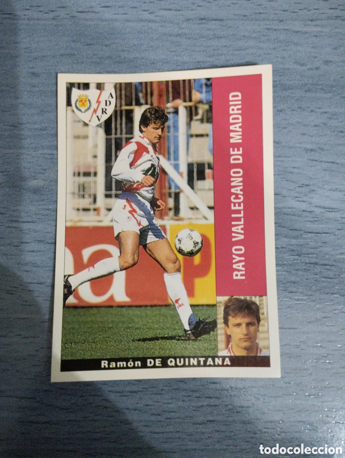 Cromos de F&uacute;tbol: Cromo Panini liga 95 96 de quintana rayo vallecano sin pegar