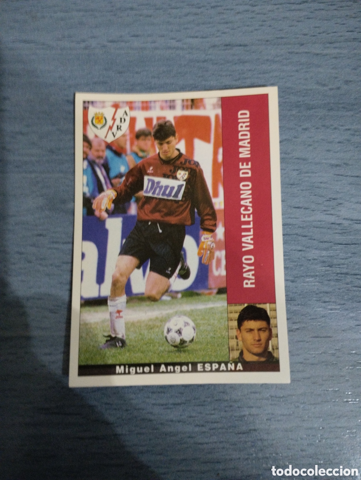 Cromos de F&uacute;tbol: Cromo Panini liga 95 96 Espa&ntilde;a rayo vallecano sin pegar