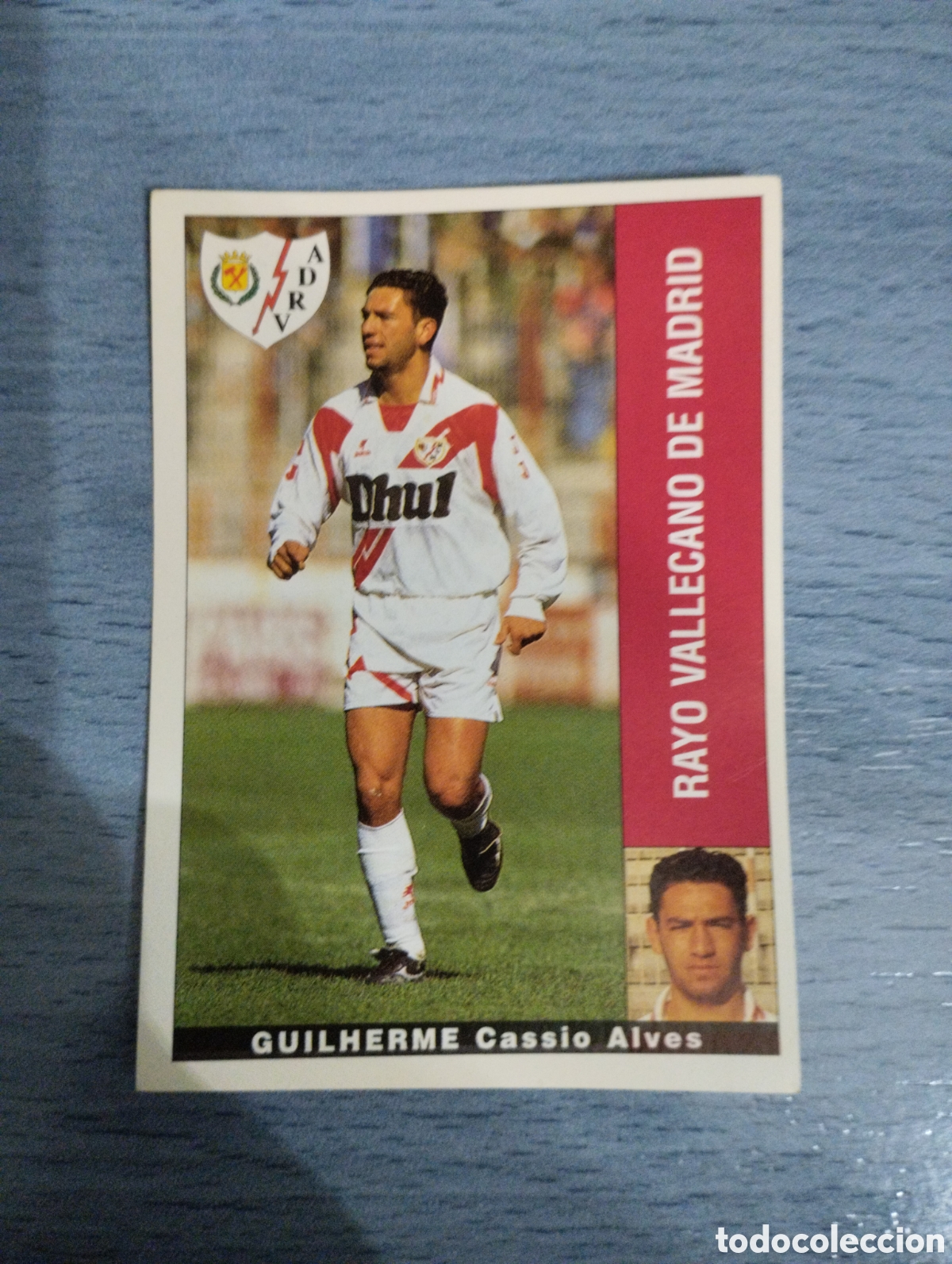 Cromos de F&uacute;tbol: Cromo Panini liga 95 96 guilherme rayo vallecano sin pegar