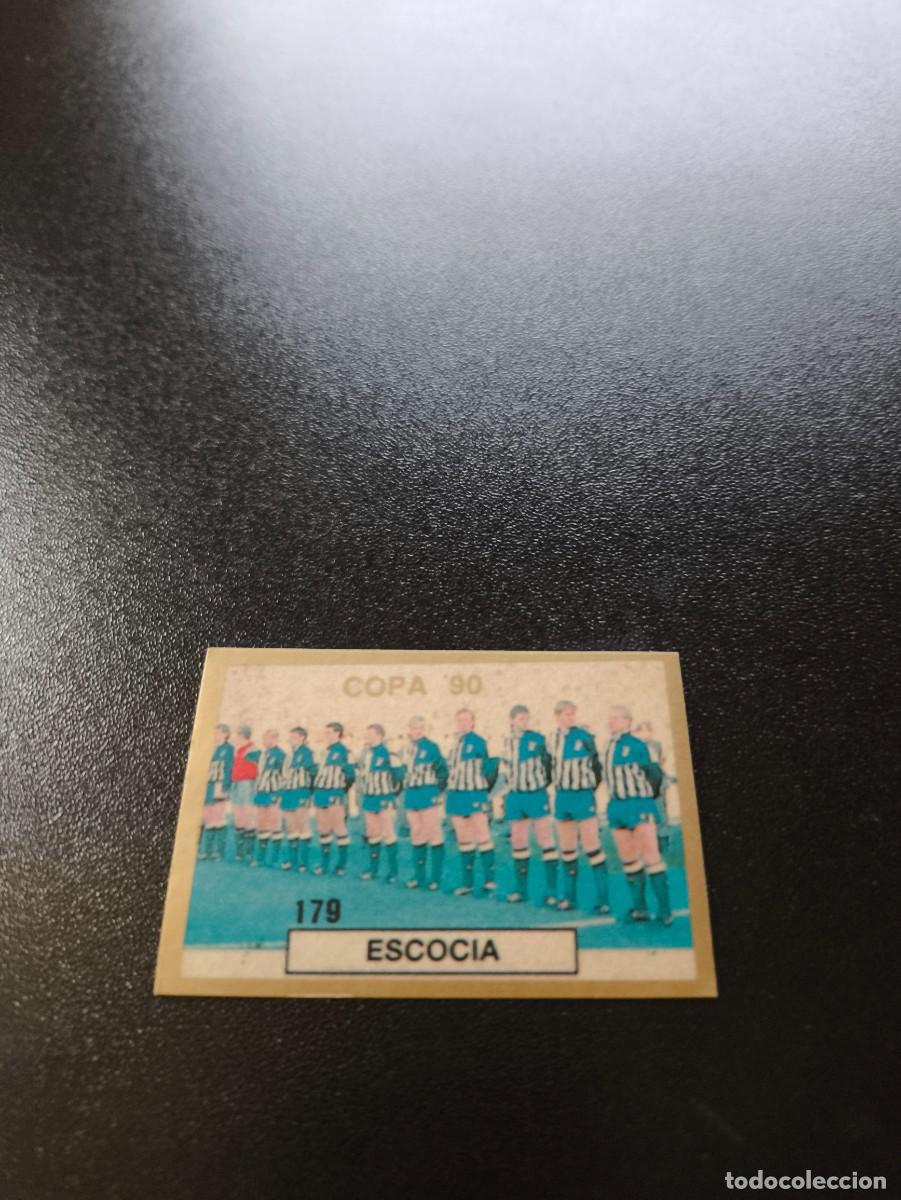 Cromos de F&uacute;tbol: 179 TEAM EQUIPO ESCOCIA SCOTLAND REYAUCA WORLD CUP MUNDIAL ITALIA ITALY 1990 NO PANINI