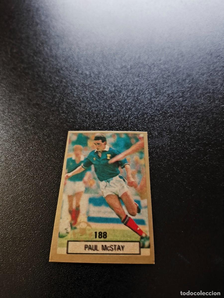Cromos de F&uacute;tbol: 188 PAUL MCSTAY ESCOCIA SCOTLAND REYAUCA WORLD CUP MUNDIAL ITALIA ITALY 1990 NO PANINI