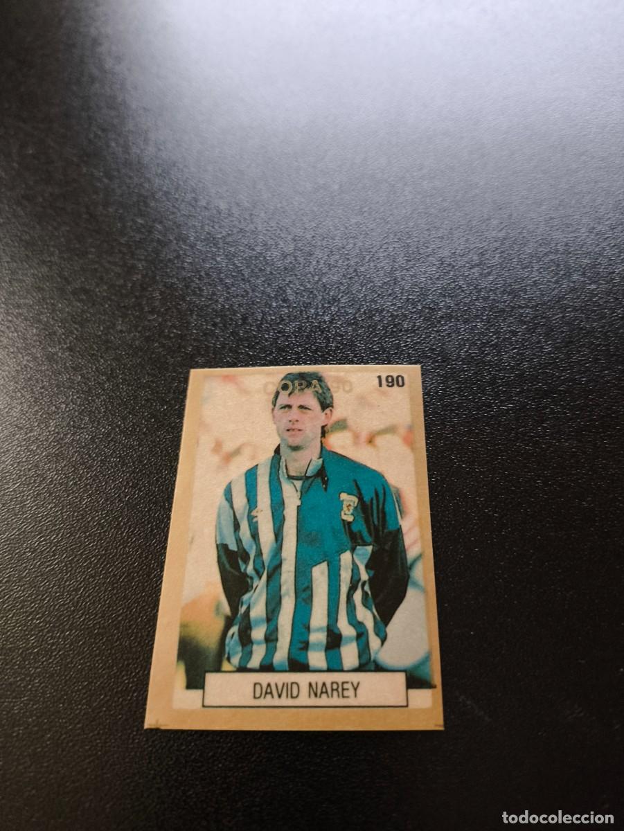 Cromos de F&uacute;tbol: 190 DAVID NAREY ESCOCIA SCOTLAND REYAUCA WORLD CUP MUNDIAL ITALIA ITALY 1990 NO PANINI