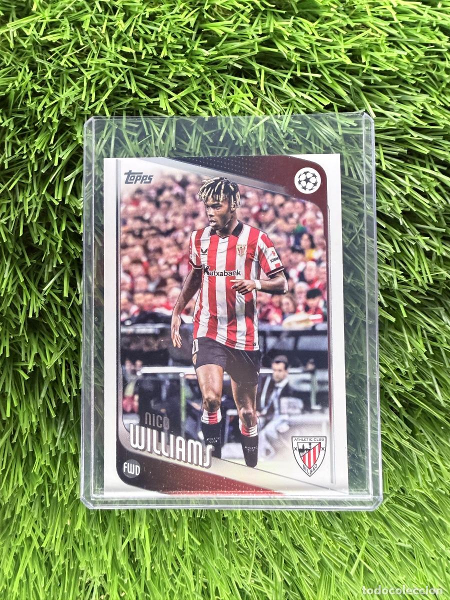 Cromos de F&uacute;tbol: N&ordm; 38 Nico Williams Athletic Club Topps UEFA Clubs Competitions Flagship 25 26