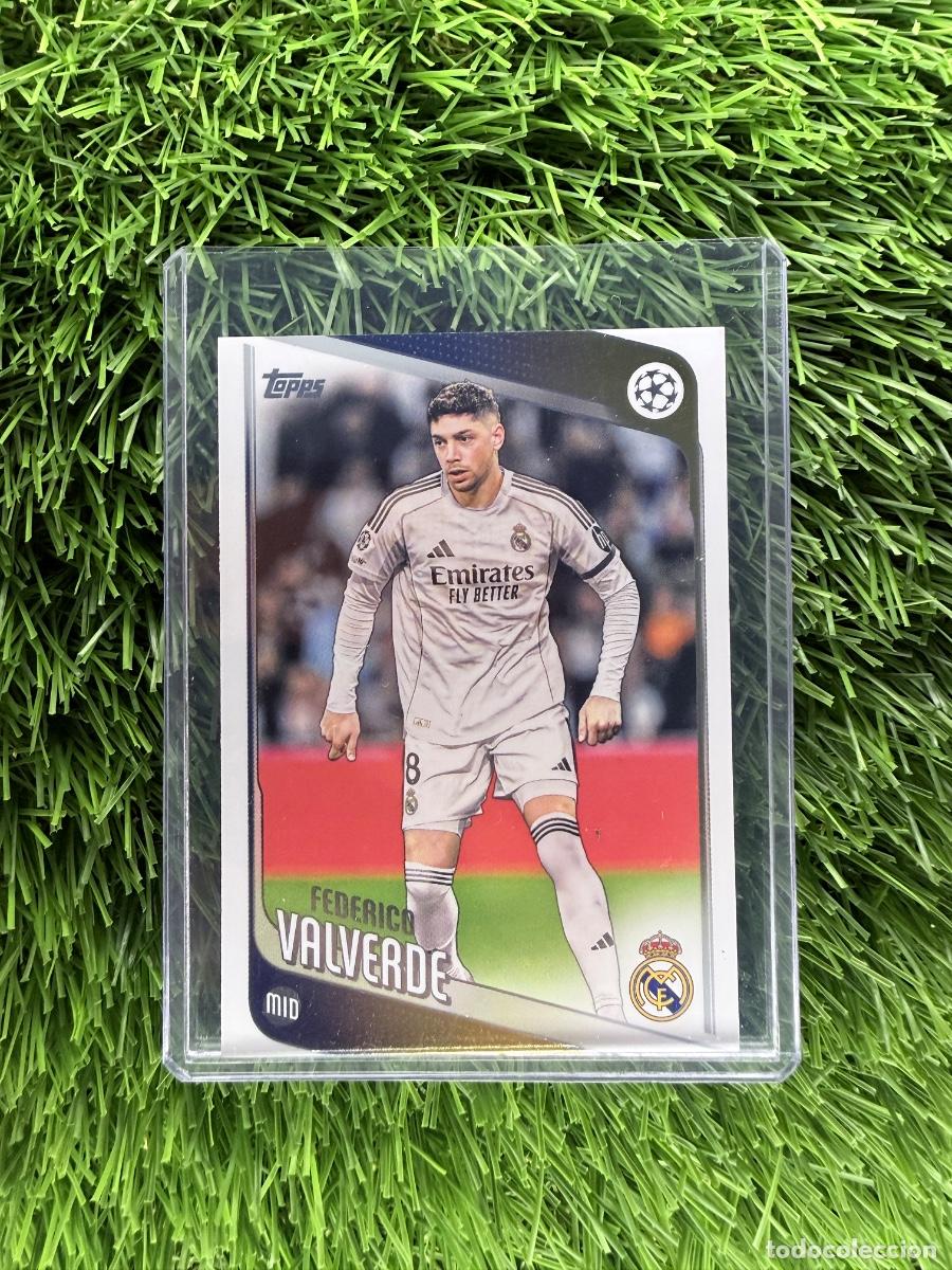 Cromos de F&uacute;tbol: N&ordm; 65 Federico Valverde Real Madrid CF Topps UEFA Clubs Competitions Flagship 25 26