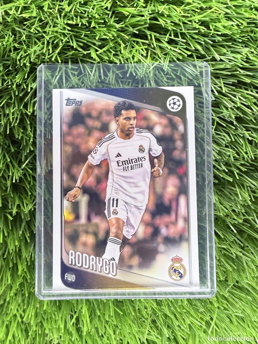 Cromos de F&uacute;tbol: N&ordm; 102 Rodrygo Real Madrid CF Topps UEFA Clubs Competitions Flagship 25 26