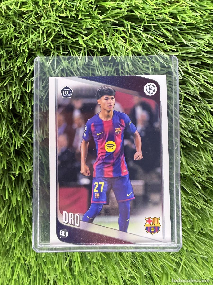 Cromos de F&uacute;tbol: N&ordm; 111 Dro Rookie Card FC Barcelona Topps UEFA Clubs Competitions Flagship 25 26