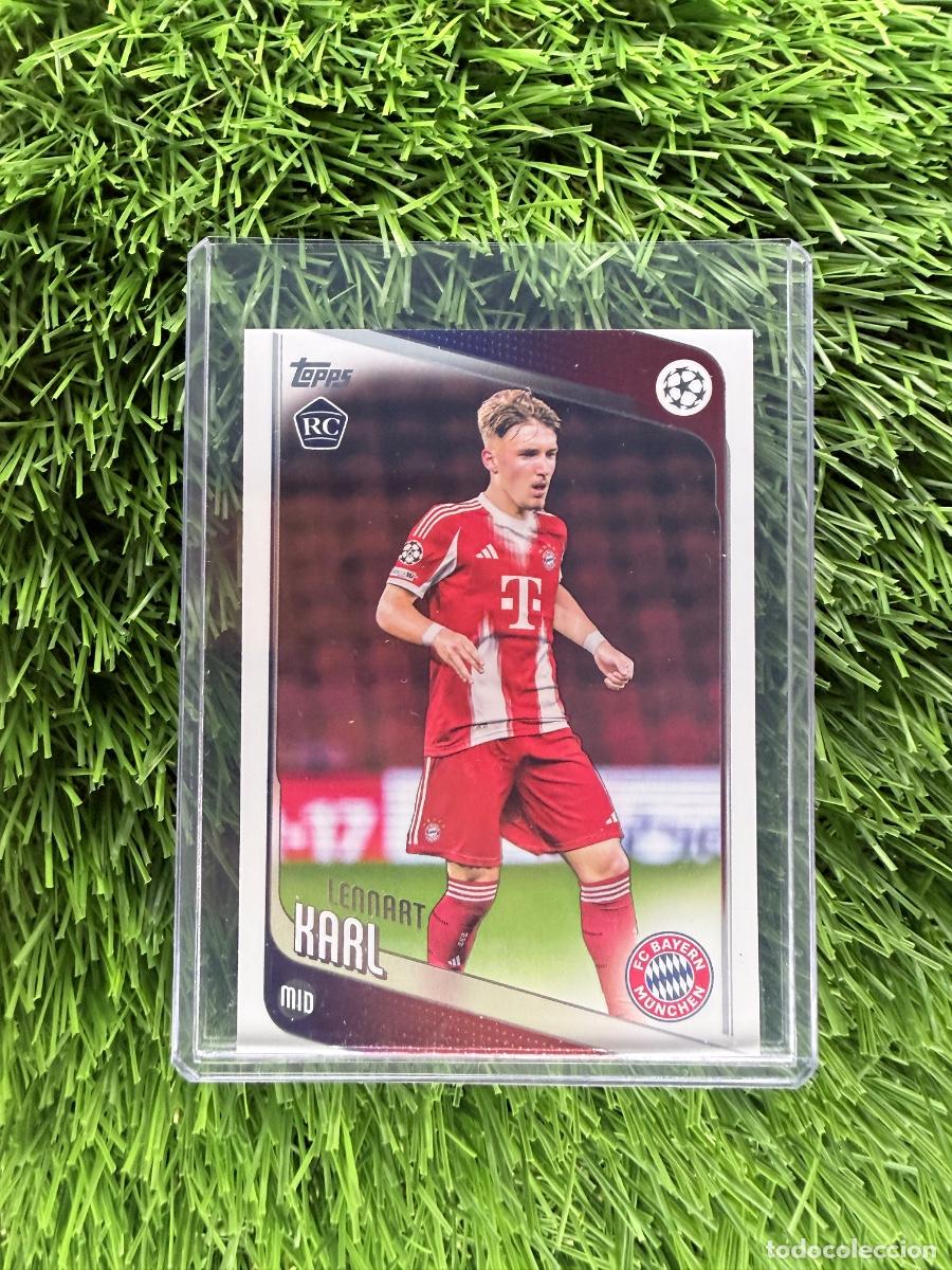 Cromos de F&uacute;tbol: N&ordm; 187 Lennart Karl Rookie Card Bayern de Munich Topps UEFA Clubs Competitions Flagship 25 26