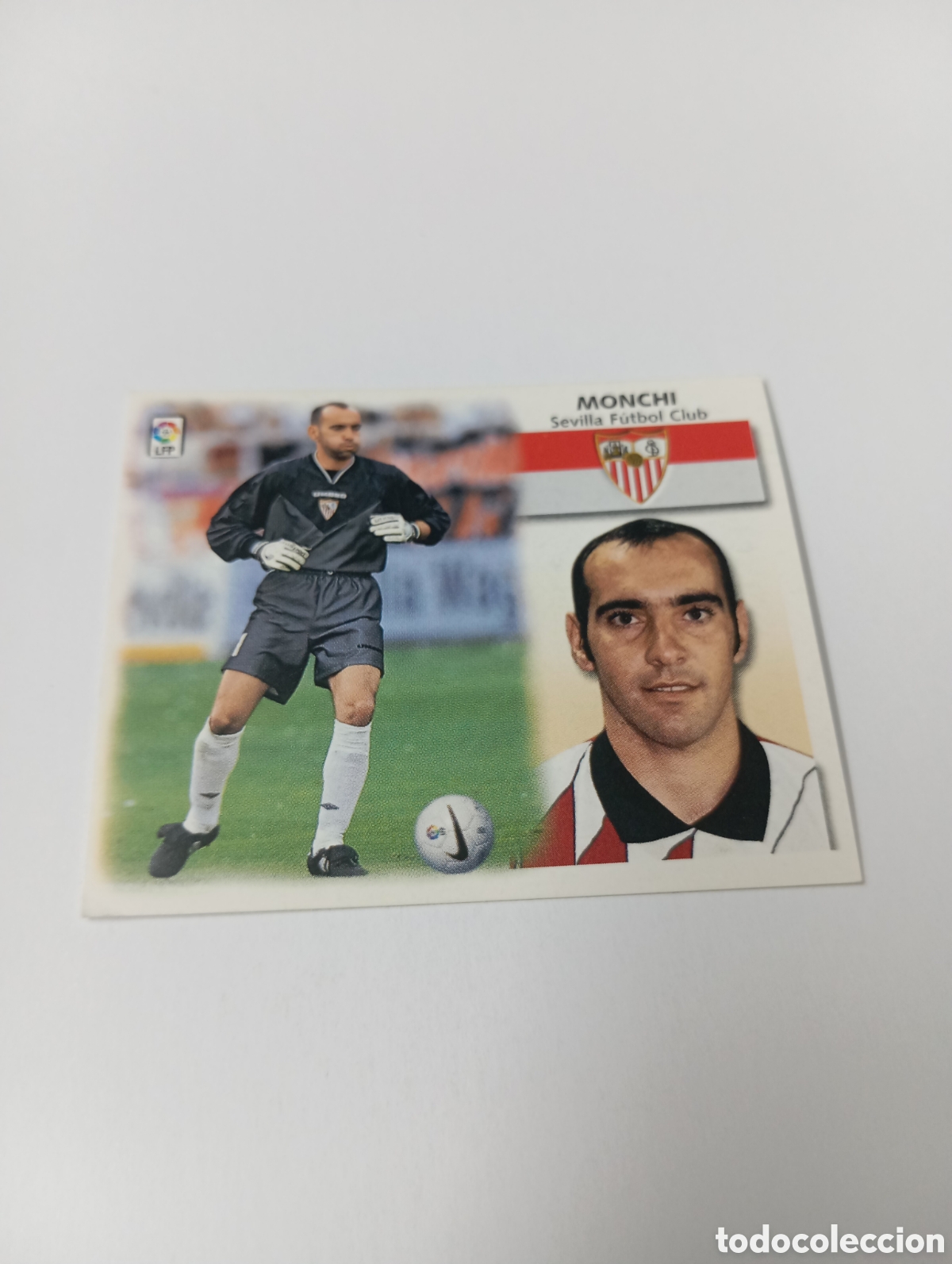Cromos de F&uacute;tbol: MONCHI BAJA Sevilla LIGA ESTE 1999 2000 PANINI 99 00 NUEVO SIN PEGAR
