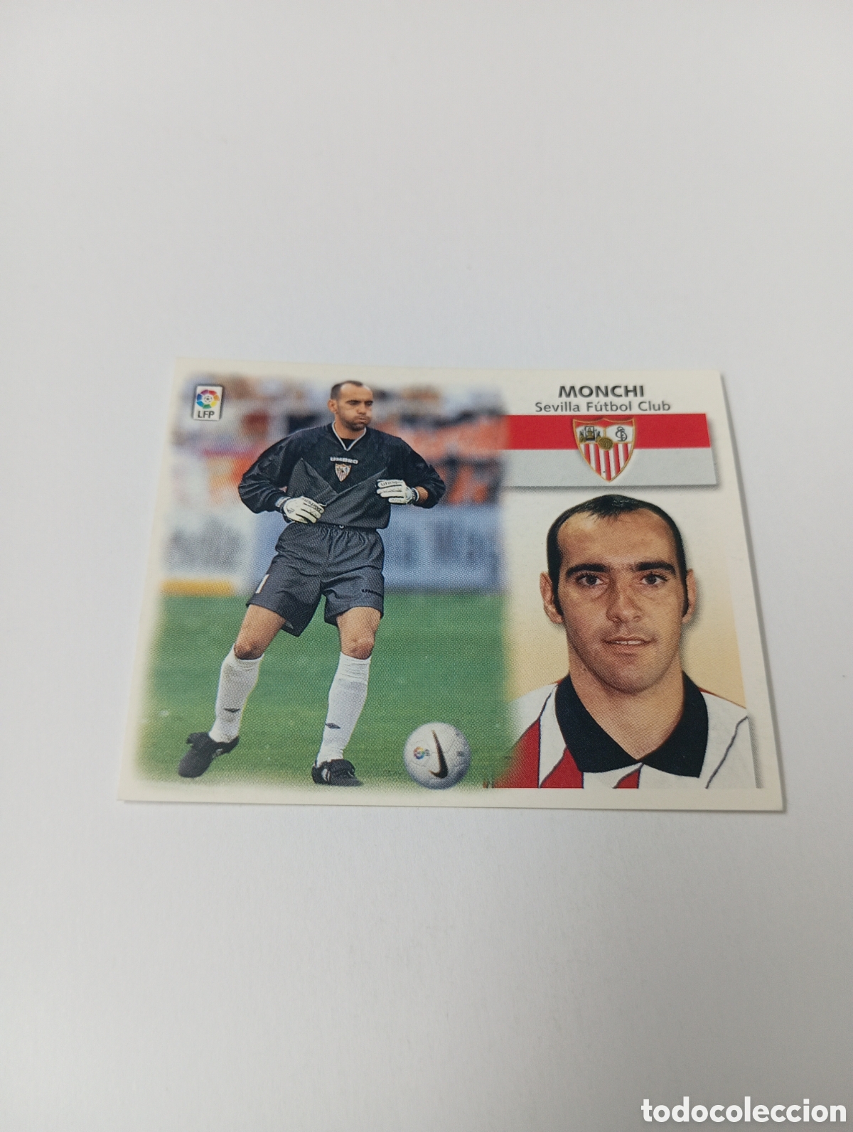 Cromos de F&uacute;tbol: MONCHI BAJA Sevilla LIGA ESTE 1999 2000 PANINI 99 00 NUEVO SIN PEGAR