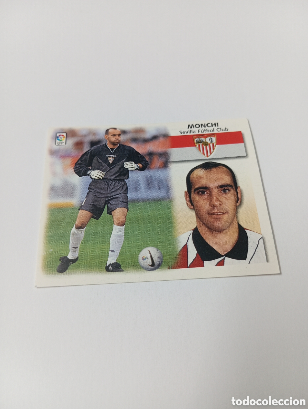 Cromos de F&uacute;tbol: MONCHI BAJA Sevilla LIGA ESTE 1999 2000 PANINI 99 00 NUEVO SIN PEGAR
