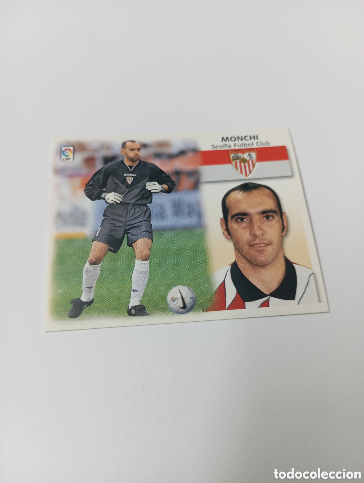 Cromos de F&uacute;tbol: MONCHI BAJA Sevilla LIGA ESTE 1999 2000 PANINI 99 00 NUEVO SIN PEGAR