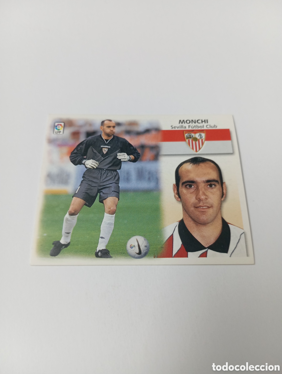 Cromos de F&uacute;tbol: MONCHI BAJA Sevilla LIGA ESTE 1999 2000 PANINI 99 00 NUEVO SIN PEGAR