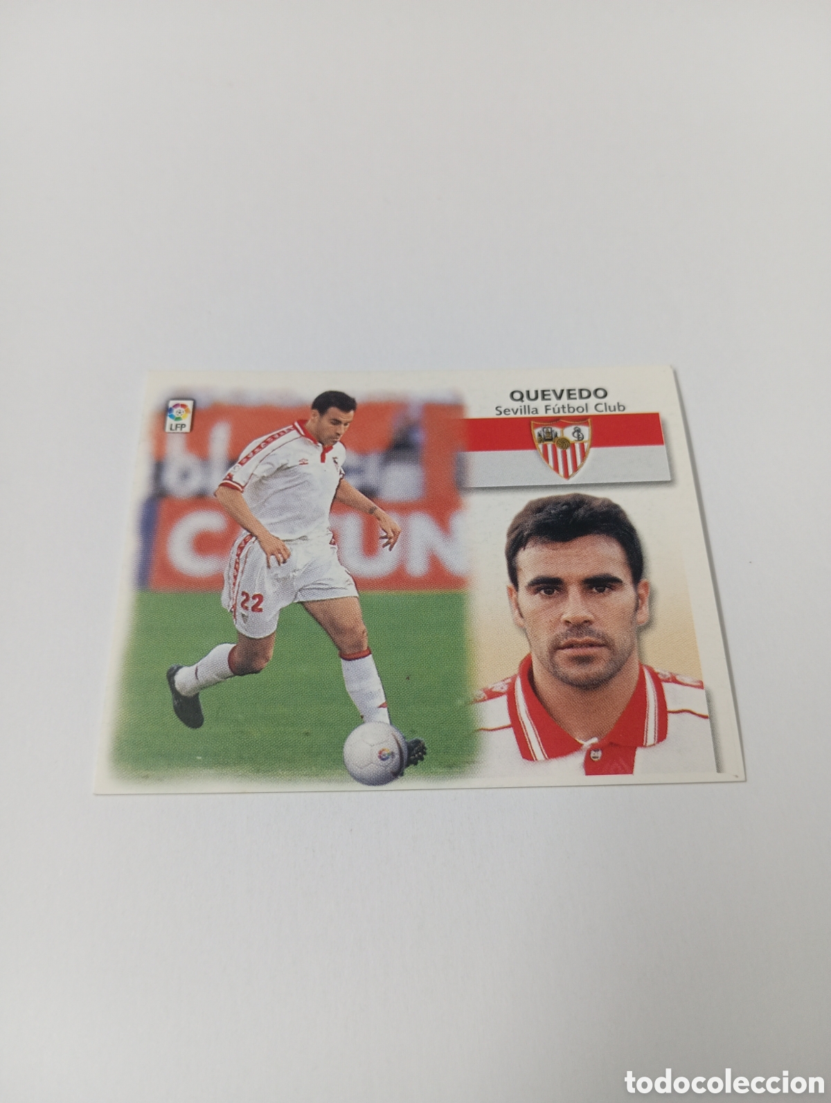 Cromos de F&uacute;tbol: QUEVEDO Sevilla LIGA ESTE 1999 2000 PANINI 99 00 NUEVO SIN PEGAR