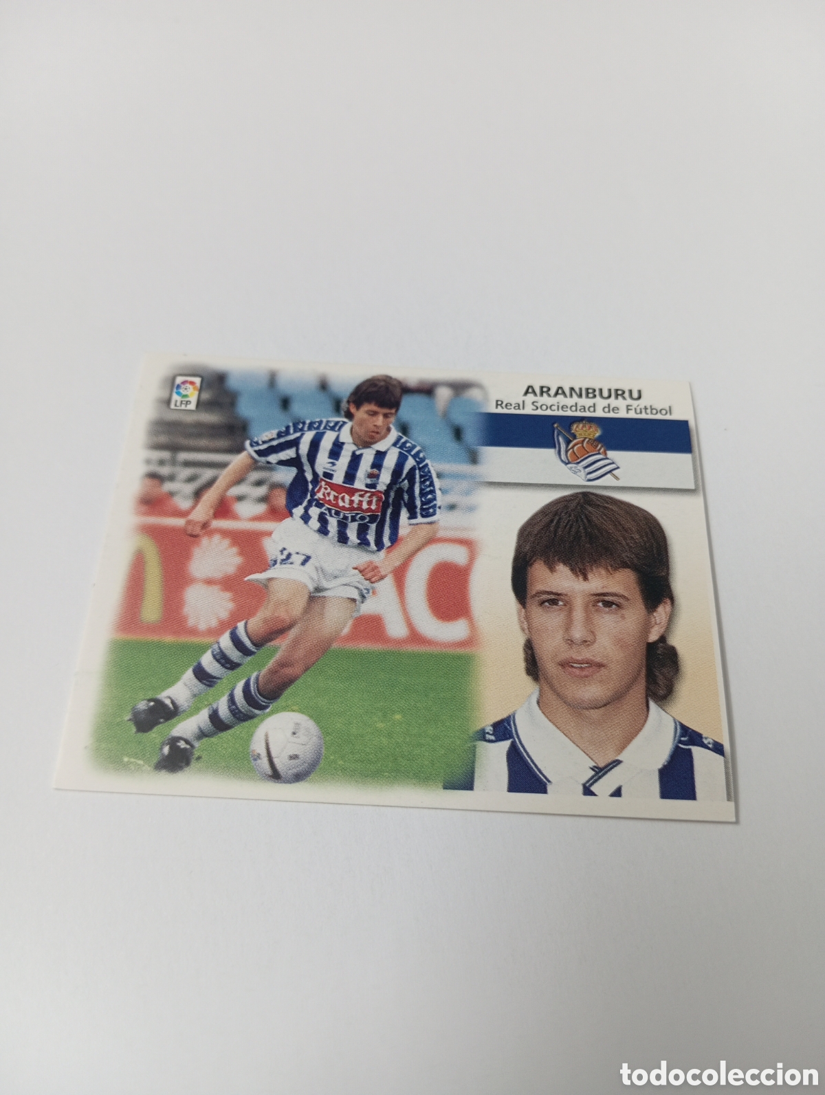 Cromos de Futebol: ARANBURU Real Sociedad LIGA ESTE 1999 2000 PANINI 99 00 NUEVO SIN PEGAR
