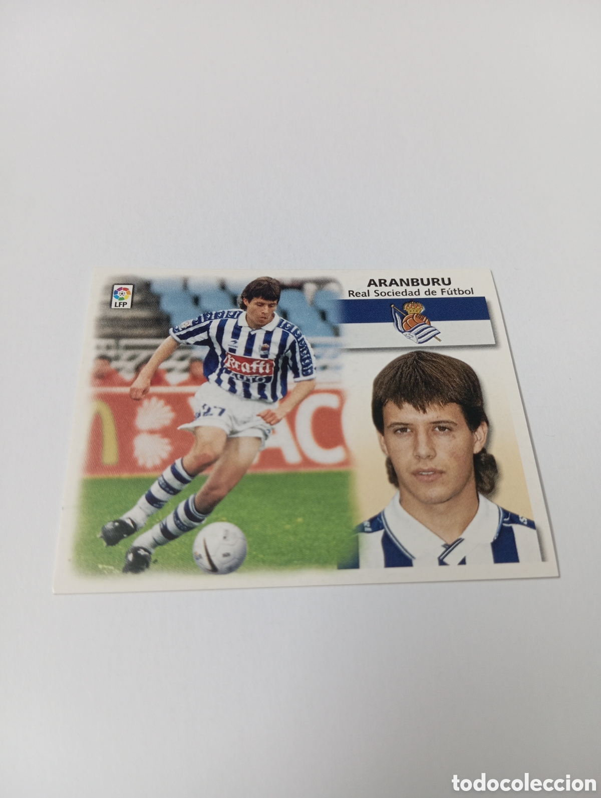 Cromos de Futebol: ARANBURU Real Sociedad LIGA ESTE 1999 2000 PANINI 99 00 NUEVO SIN PEGAR