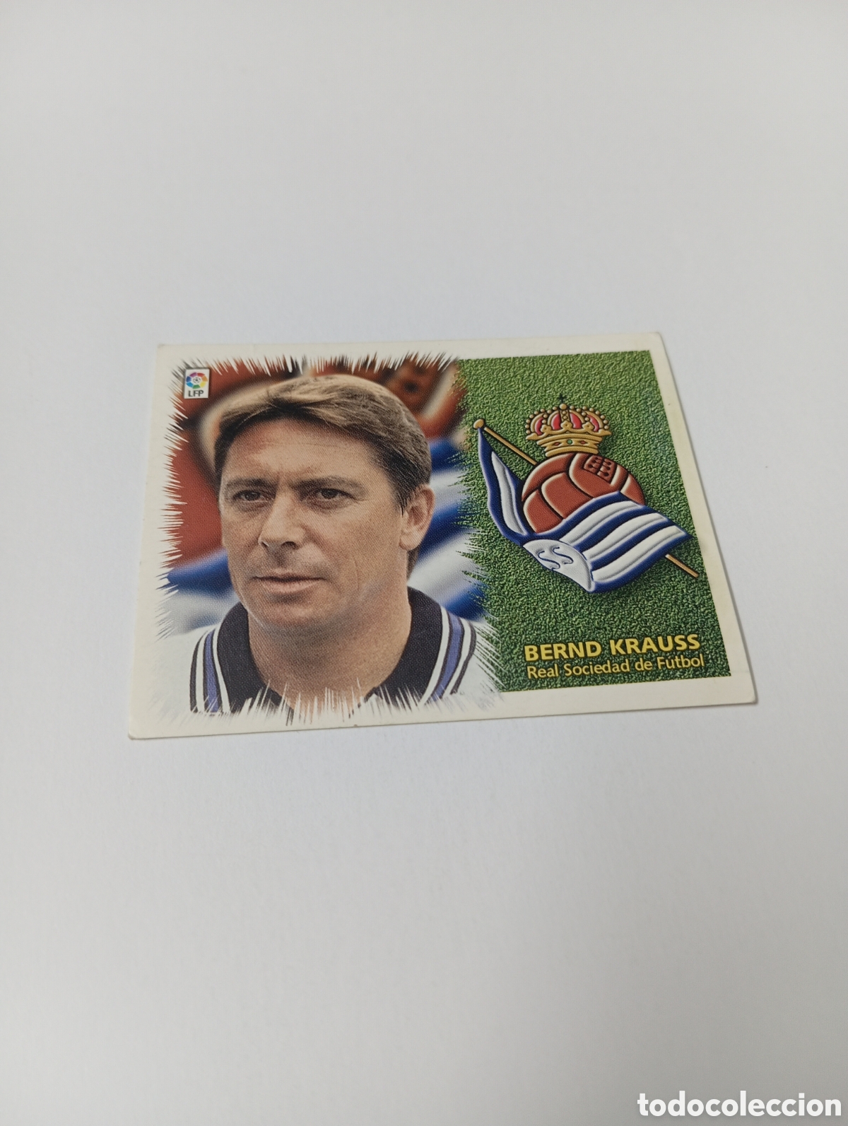 Cromos de Futebol: ENTRENADOR BERND KRAUSS BAJA Real Sociedad LIGA ESTE 1999 2000 PANINI 99 00 NUEVO SIN PEGAR