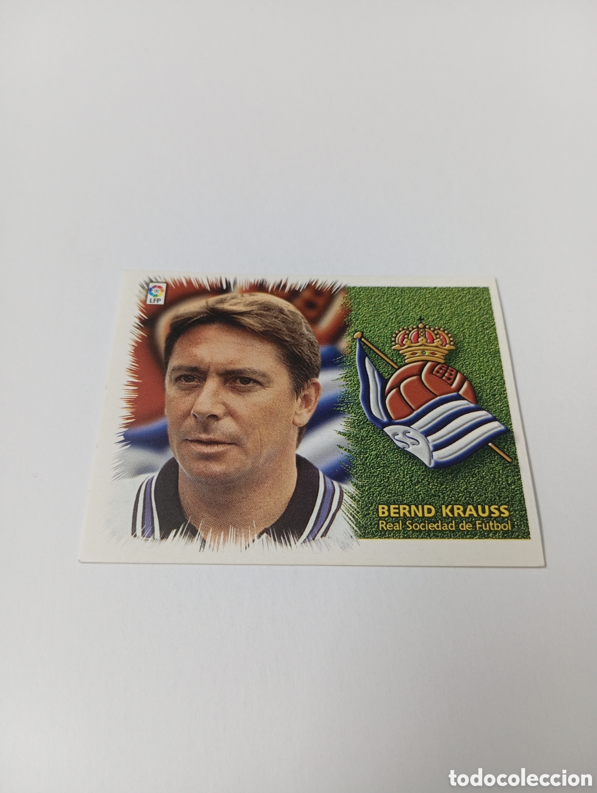Cromos de Futebol: ENTRENADOR BERND KRAUSS BAJA Real Sociedad LIGA ESTE 1999 2000 PANINI 99 00 NUEVO SIN PEGAR
