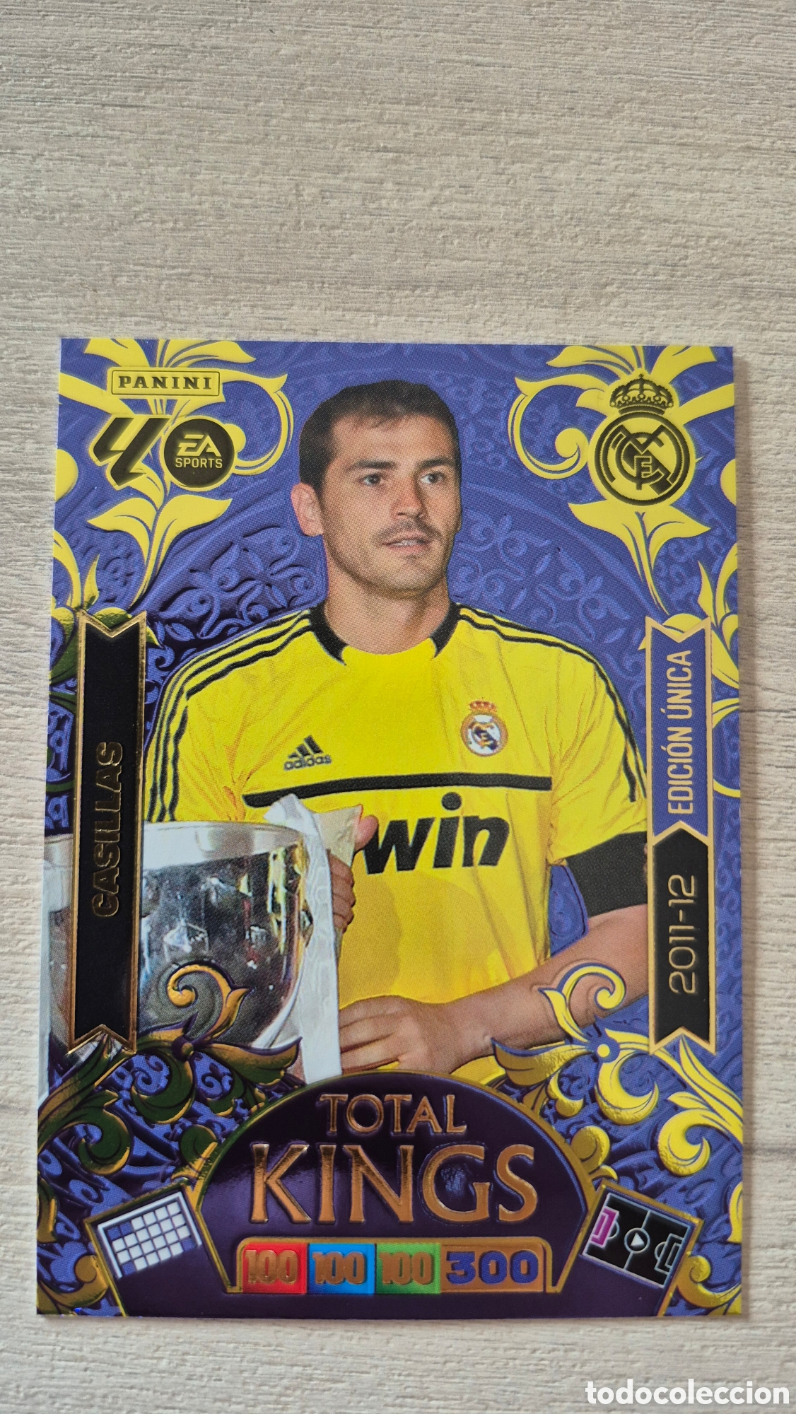Cromos de Futebol: Total Kings Casillas Dreambox Adrenalyn 25/26