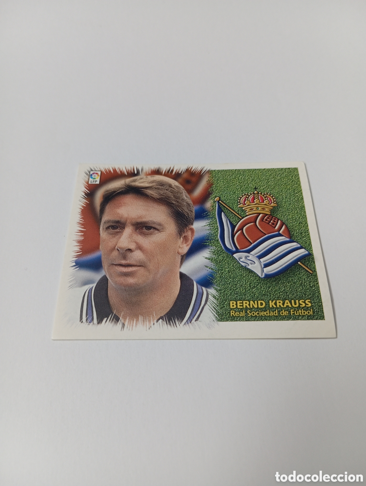 Cromos de Futebol: ENTRENADOR BERND KRAUSS BAJA Real Sociedad LIGA ESTE 1999 2000 PANINI 99 00 NUEVO SIN PEGAR