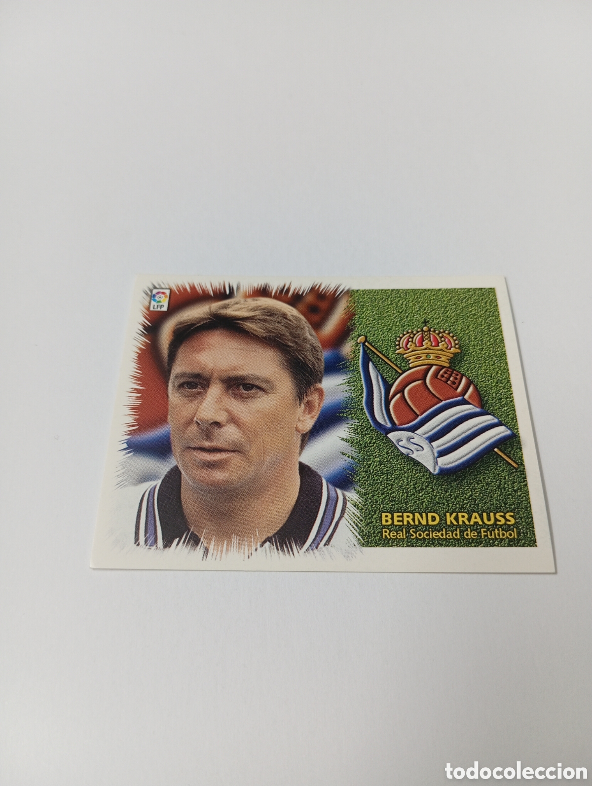 Cromos de F&uacute;tbol: ENTRENADOR BERND KRAUSS BAJA Real Sociedad LIGA ESTE 1999 2000 PANINI 99 00 NUEVO SIN PEGAR
