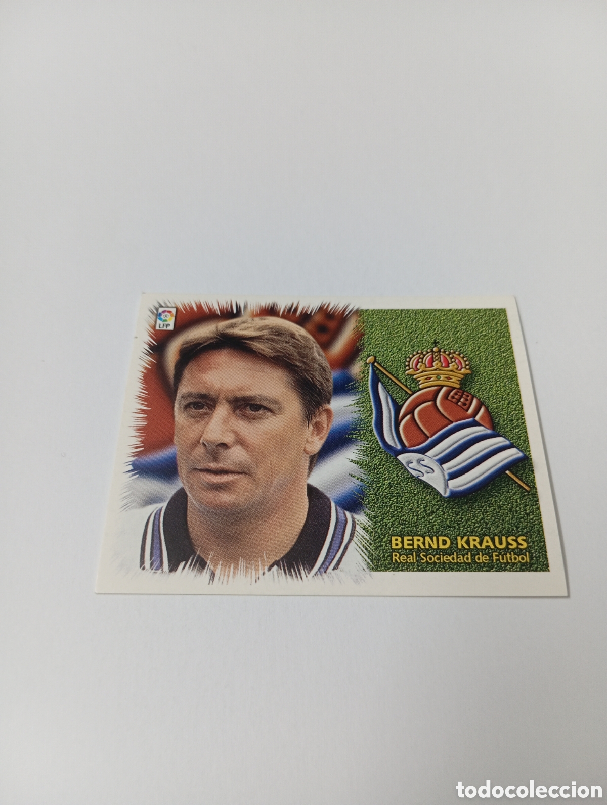 Cromos de F&uacute;tbol: ENTRENADOR BERND KRAUSS BAJA Real Sociedad LIGA ESTE 1999 2000 PANINI 99 00 NUEVO SIN PEGAR