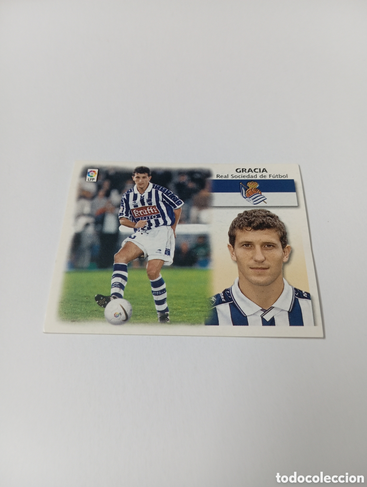 Cromos de F&uacute;tbol: GRACIA BAJA Real Sociedad LIGA ESTE 1999 2000 PANINI 99 00 NUEVO SIN PEGAR
