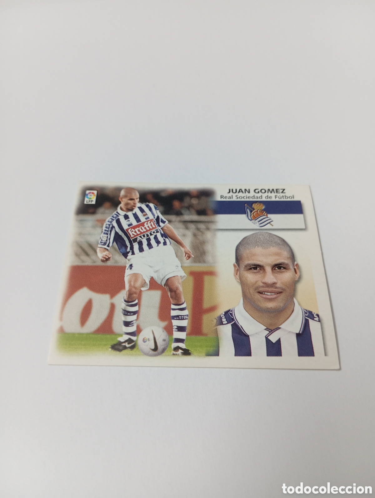 Cromos de F&uacute;tbol: JUAN G&Oacute;MEZ Real Sociedad LIGA ESTE 1999 2000 PANINI 99 00 NUEVO SIN PEGAR