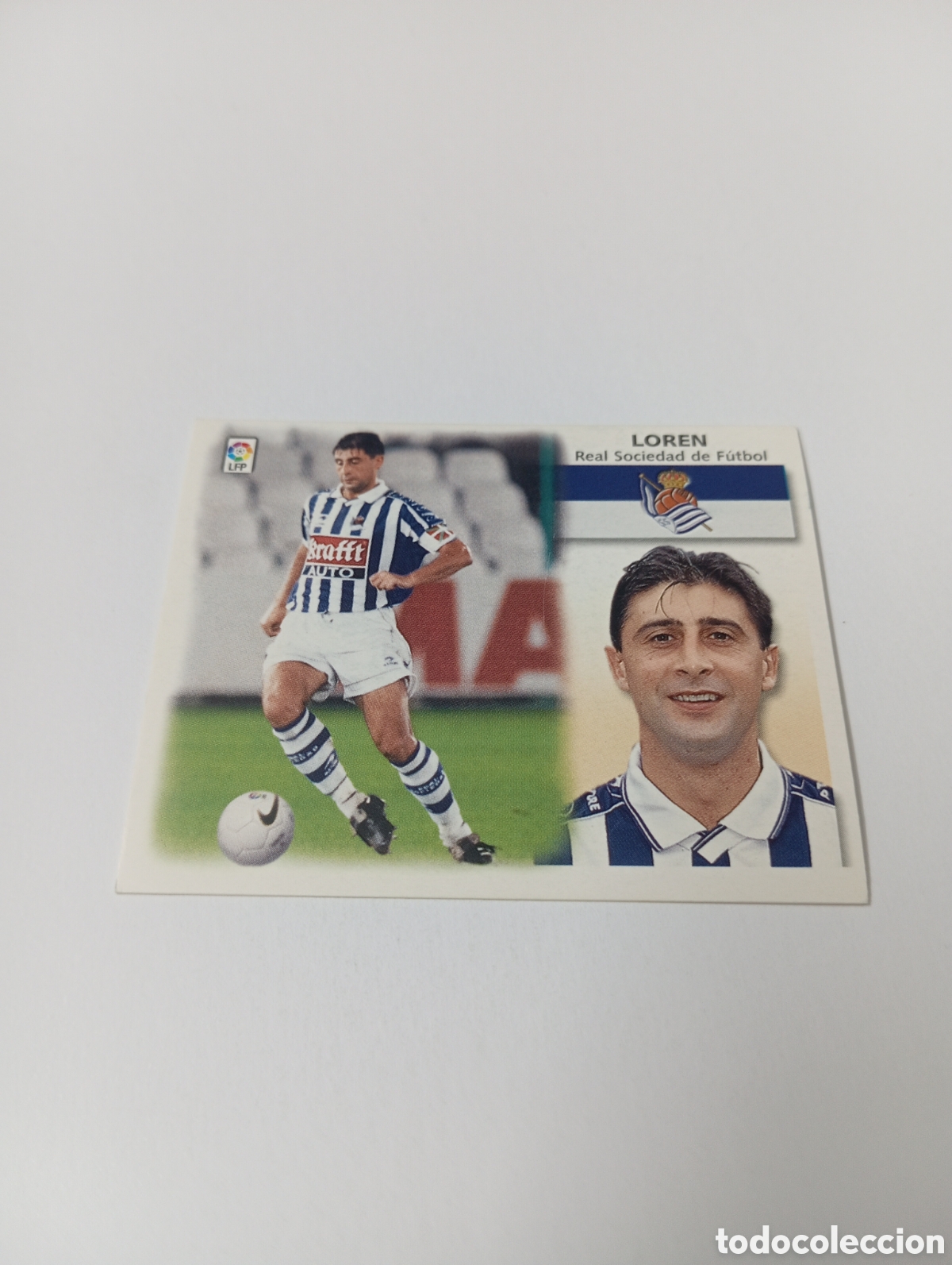 Cromos de F&uacute;tbol: LOREN Real Sociedad LIGA ESTE 1999 2000 PANINI 99 00 NUEVO SIN PEGAR
