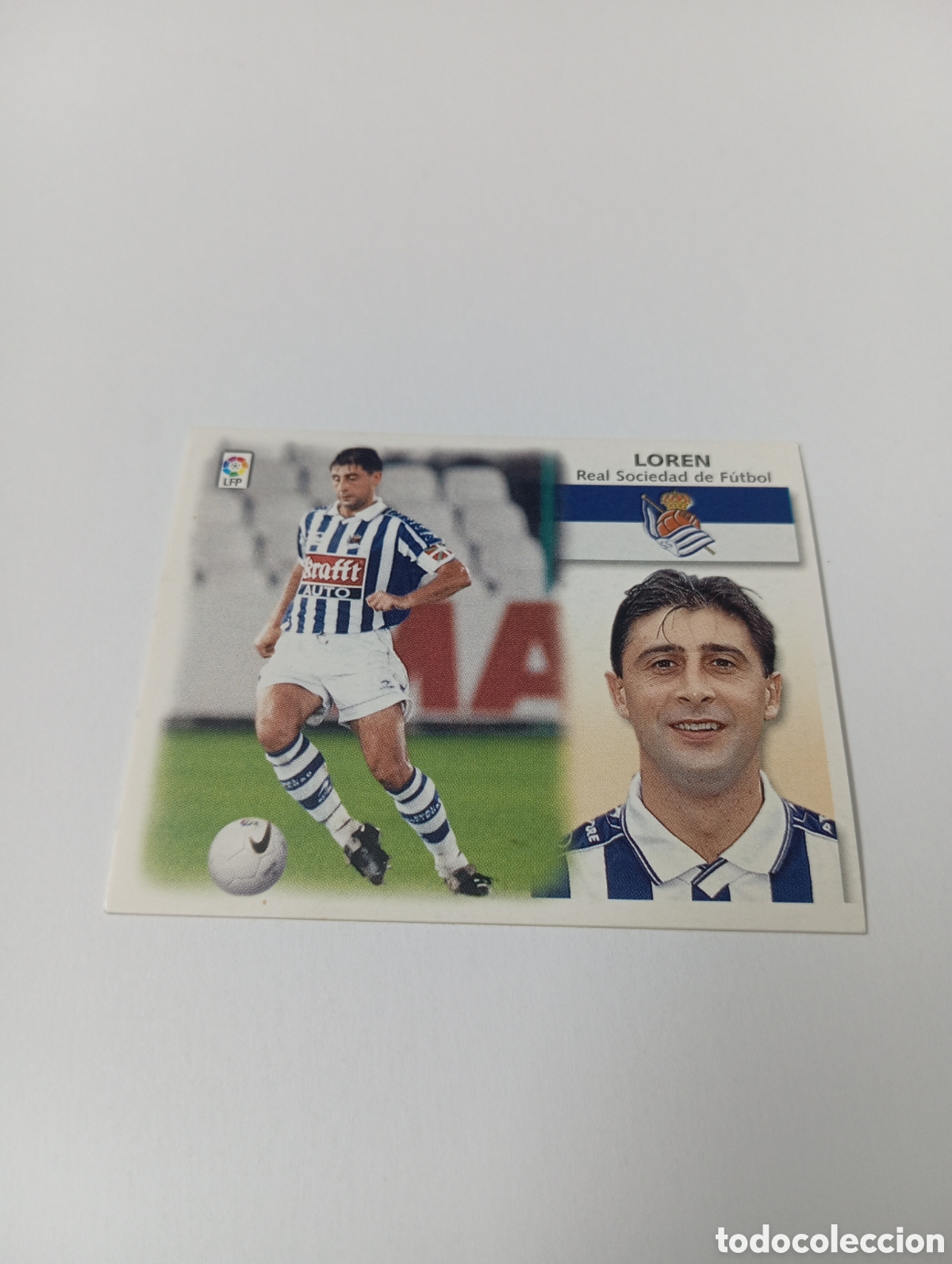 Cromos de F&uacute;tbol: LOREN Real Sociedad LIGA ESTE 1999 2000 PANINI 99 00 NUEVO SIN PEGAR