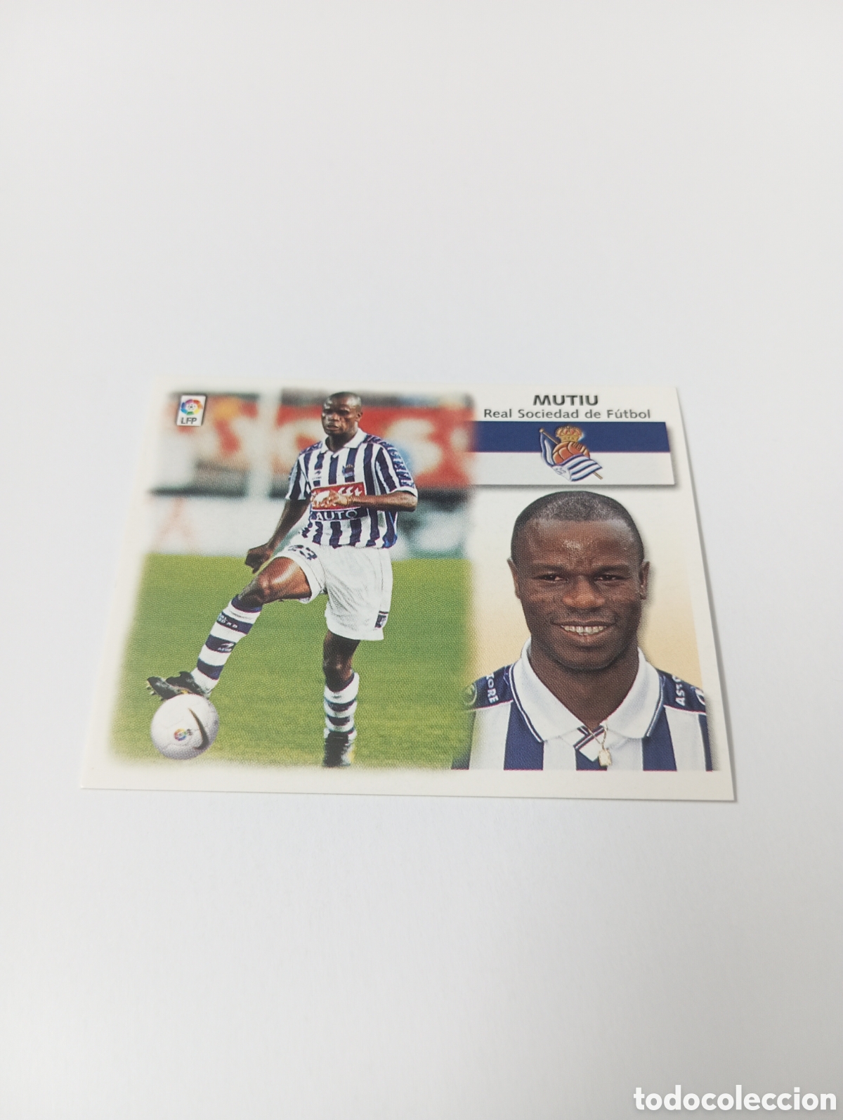 Cromos de F&uacute;tbol: MUTIU Real Sociedad LIGA ESTE 1999 2000 PANINI 99 00 NUEVO SIN PEGAR