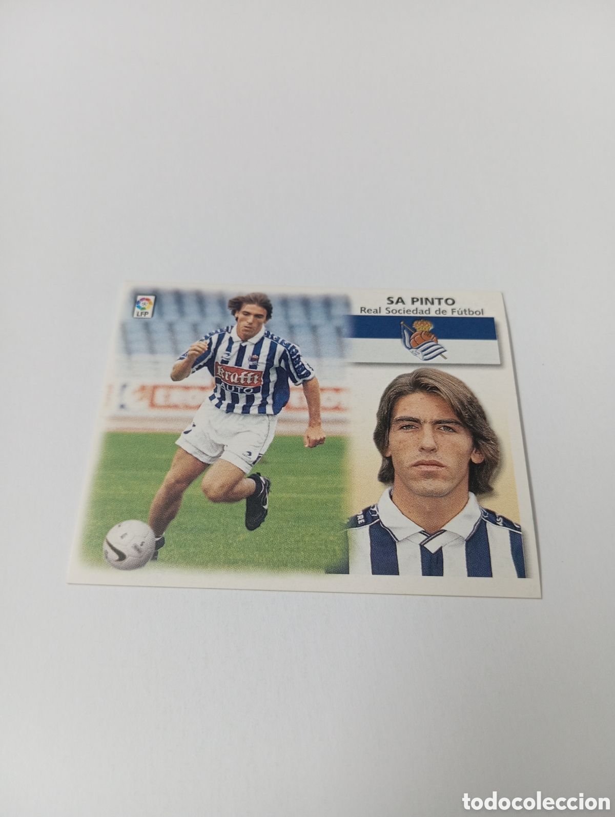 Cromos de F&uacute;tbol: SA PINTO Real Sociedad LIGA ESTE 1999 2000 PANINI 99 00 NUEVO SIN PEGAR
