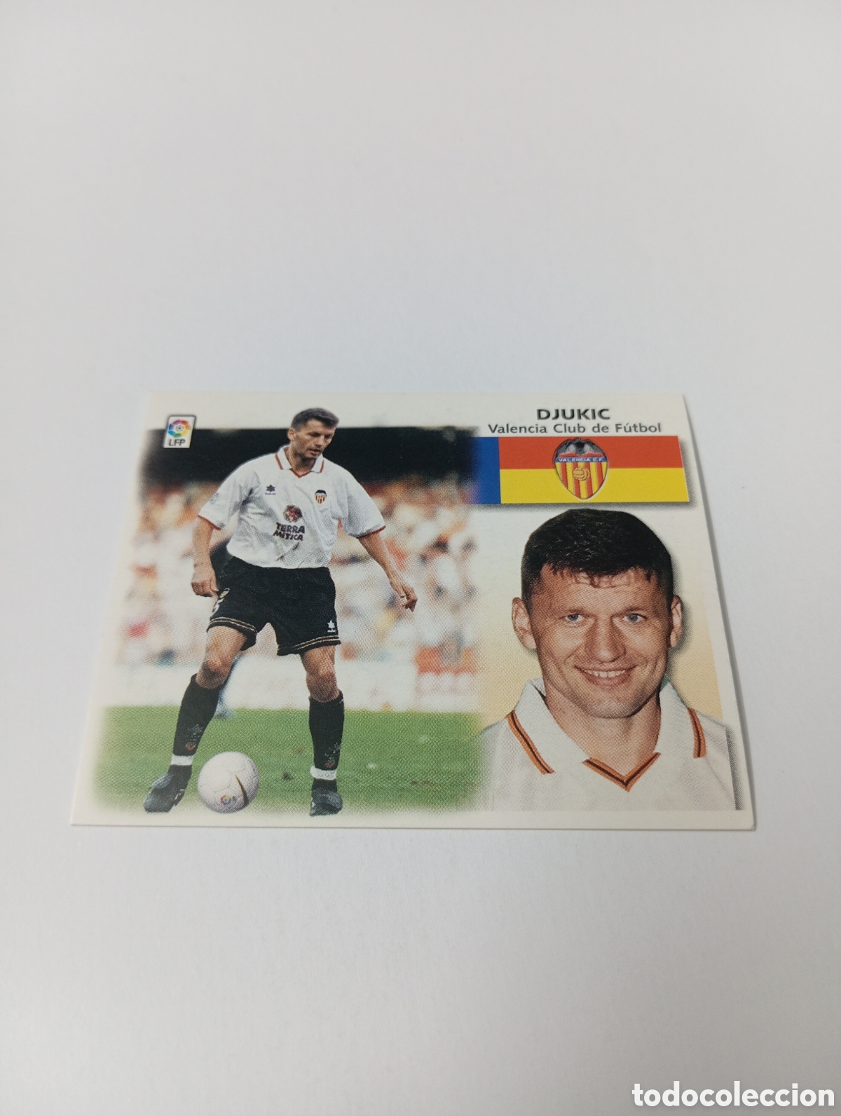 Cromos de F&uacute;tbol: DJUKIC Valencia LIGA ESTE 1999 2000 PANINI 99 00 NUEVO SIN PEGAR