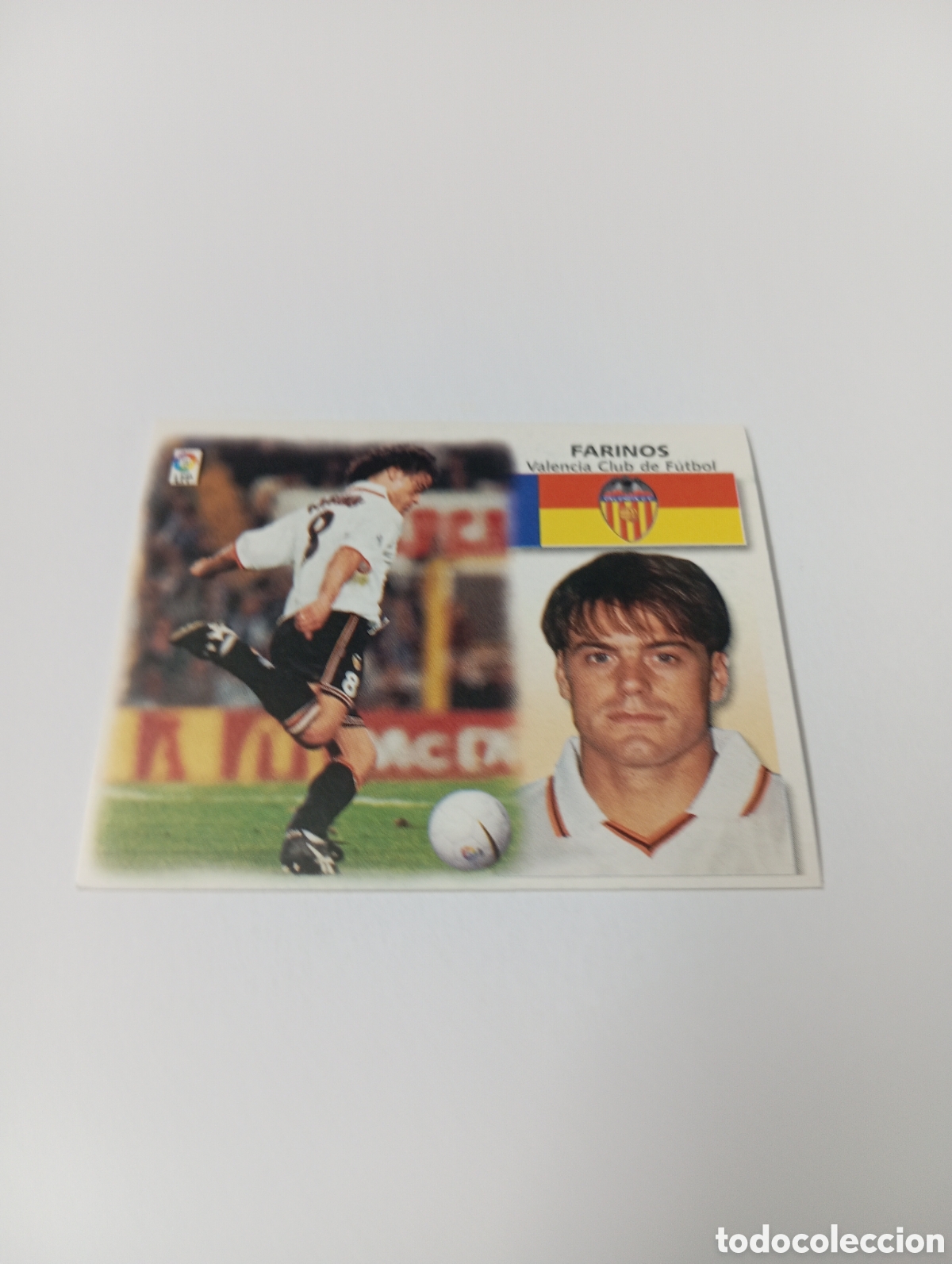 Cromos de F&uacute;tbol: FARINOS Valencia LIGA ESTE 1999 2000 PANINI 99 00 NUEVO SIN PEGAR