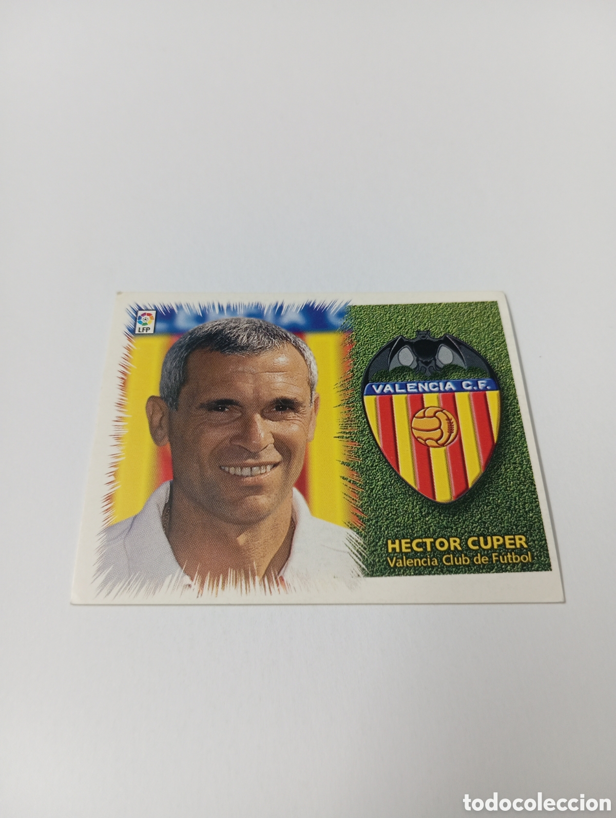Cromos de F&uacute;tbol: ENTRENADOR H&Eacute;CTOR CUPER Valencia LIGA ESTE 1999 2000 PANINI 99 00 NUEVO SIN PEGAR