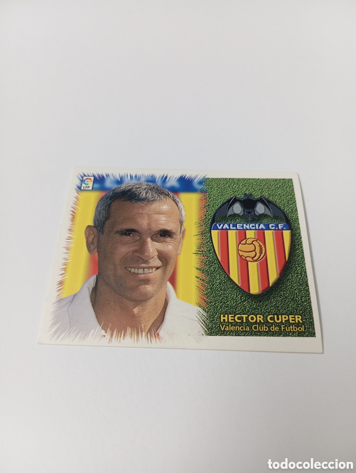 Cromos de F&uacute;tbol: ENTRENADOR H&Eacute;CTOR CUPER Valencia LIGA ESTE 1999 2000 PANINI 99 00 NUEVO SIN PEGAR