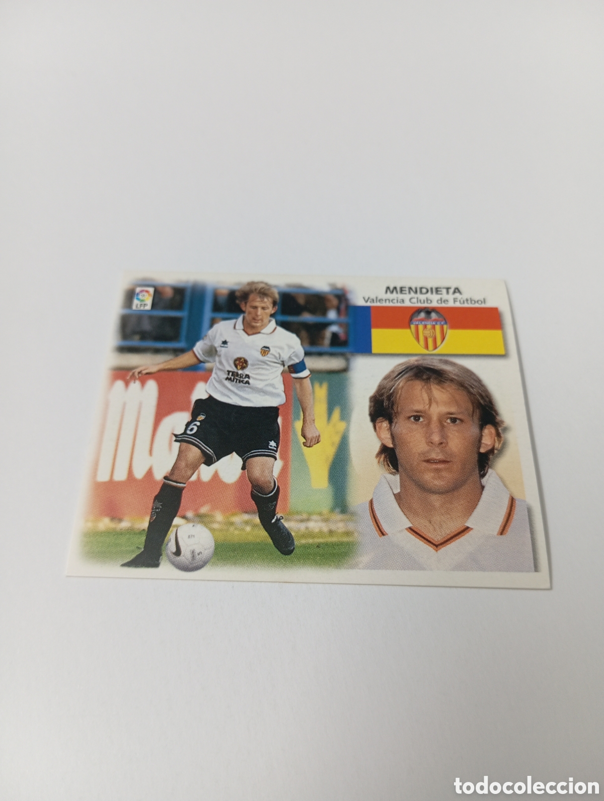 Cromos de F&uacute;tbol: MENDIETA Valencia LIGA ESTE 1999 2000 PANINI 99 00 NUEVO SIN PEGAR