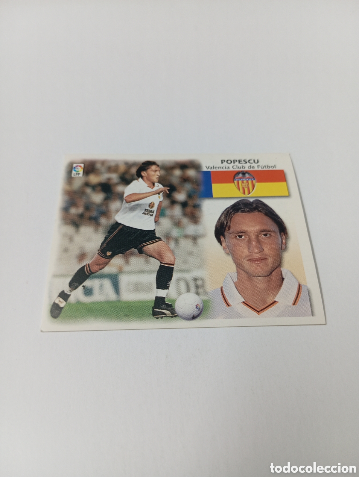 Cromos de F&uacute;tbol: POPESCU BAJA Valencia LIGA ESTE 1999 2000 PANINI 99 00 NUEVO SIN PEGAR