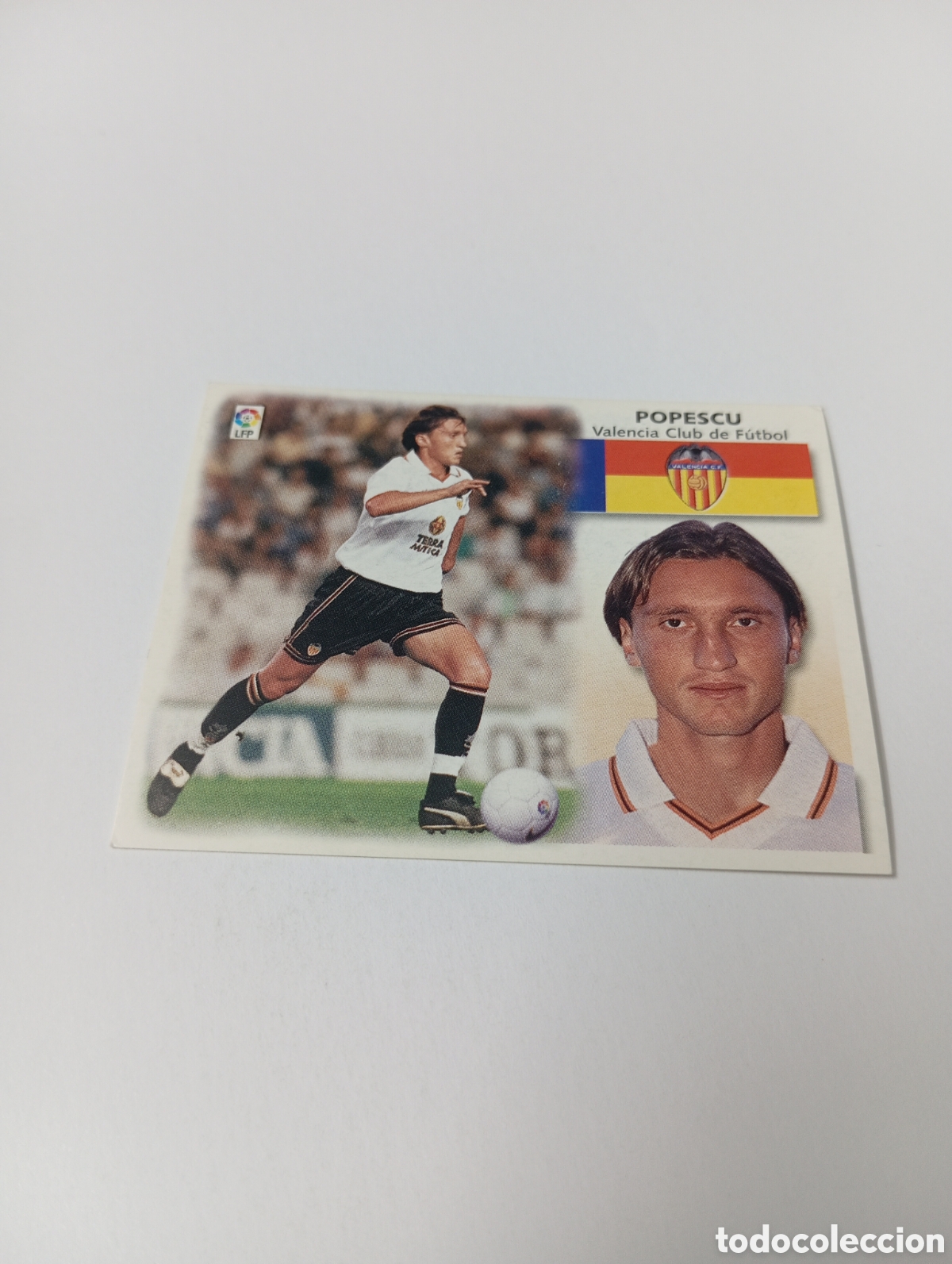 Cromos de F&uacute;tbol: POPESCU BAJA Valencia LIGA ESTE 1999 2000 PANINI 99 00 NUEVO SIN PEGAR