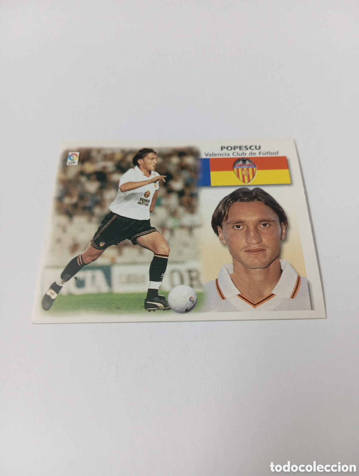 Cromos de F&uacute;tbol: POPESCU BAJA Valencia LIGA ESTE 1999 2000 PANINI 99 00 NUEVO SIN PEGAR