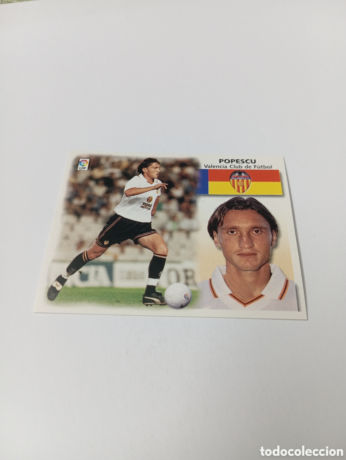 Cromos de F&uacute;tbol: POPESCU BAJA Valencia LIGA ESTE 1999 2000 PANINI 99 00 NUEVO SIN PEGAR